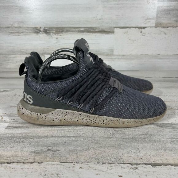 Adidas Men's Lite Racer Adapt Grey Core Black Athletic Shoes‎ Size 8 - Picture 1 of 7